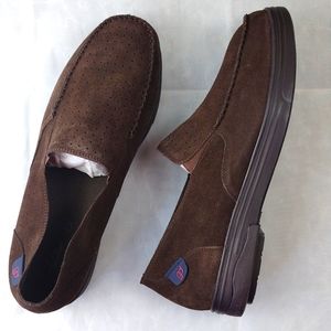 Gdefy Carmel dark brown loafers for men